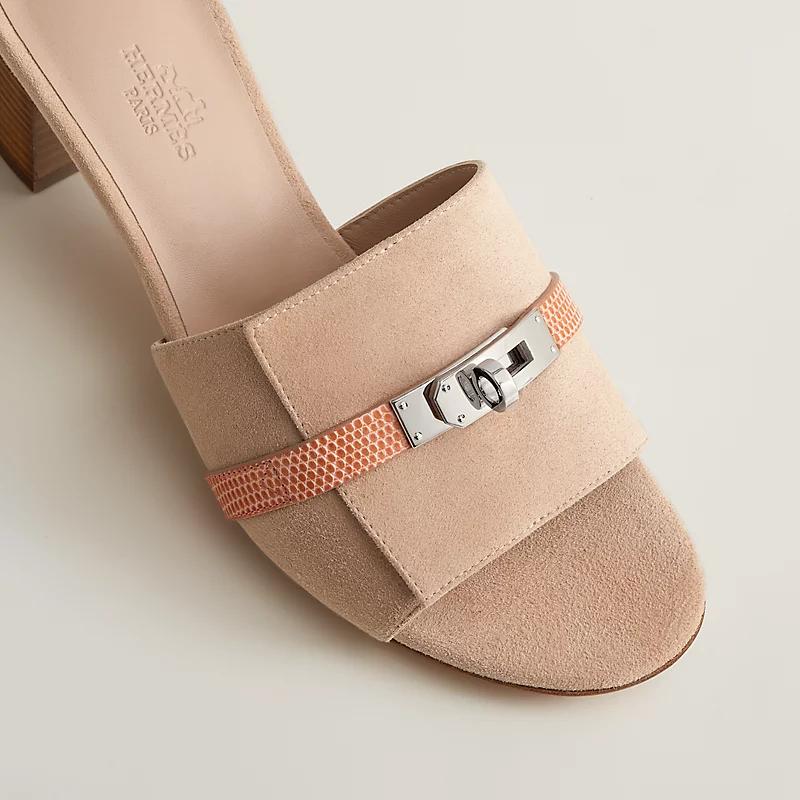 Giày Hermes Gigi 50 Sandal Nữ Be